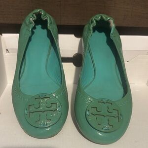 Tory Burch Mint Green Flats
